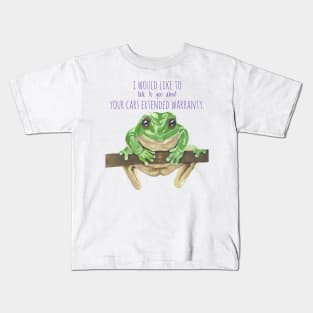 Trying to Reach You Frog Kids T-Shirt